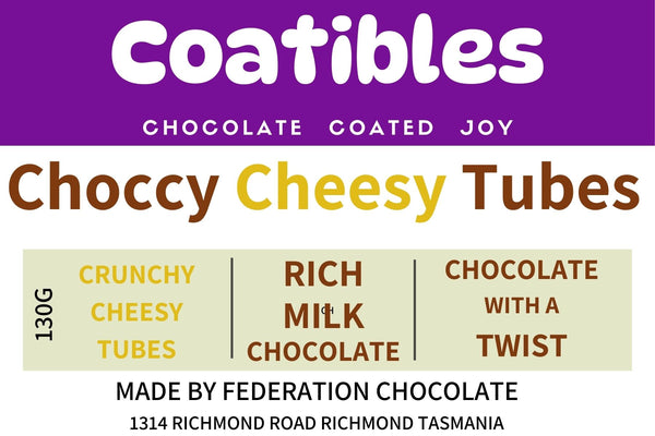 Coatibles - Choccy Cheesy Tubes