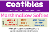 Coatibles - Marshmallow Softies - Milk Chocolate -130g