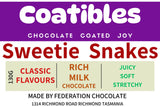 Coatibles - Sweetie Snakes - Milk Chocolate - 125g