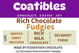 Coatibles - Milk Chocolate Fudgies - 125g