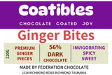 Coatibles - Ginger Bites - Dark Chocolate - 110g