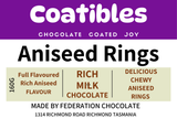 Coatibles - Aniseed Rings - 160g