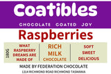 Coatibles - Raspberries in Milk Chocolate - 175g