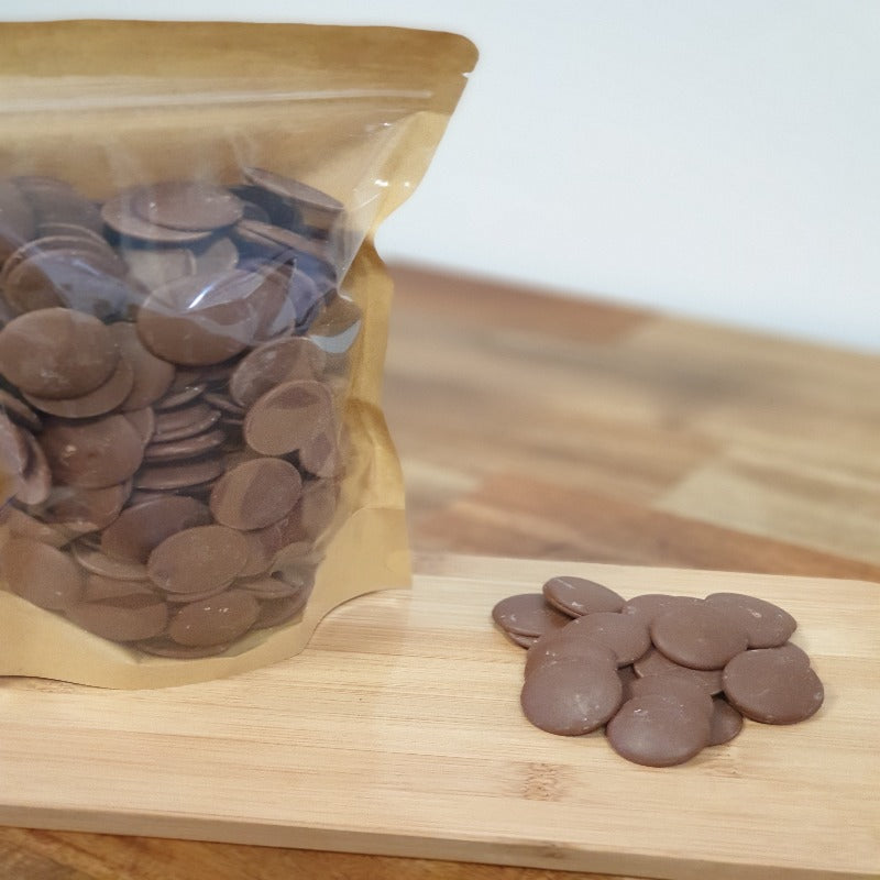 Milk chocolate buttons. - Federation Artisan Chocolate