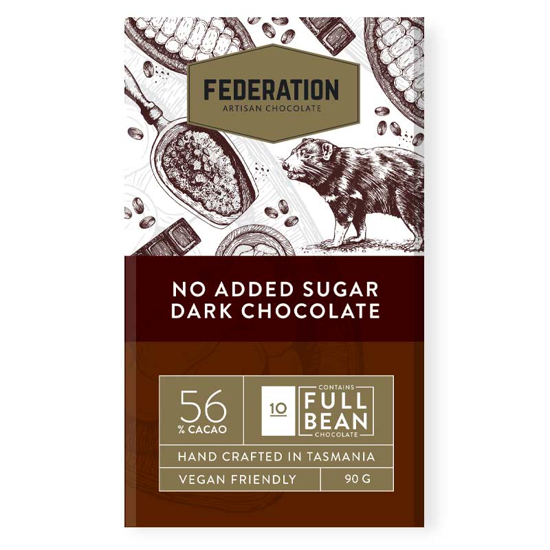 fudgey - No Added Sugar Dark Chocolate
