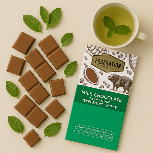 Tasmanian Peppermint in Milk Chocolate – A Fresh Federation Favourite