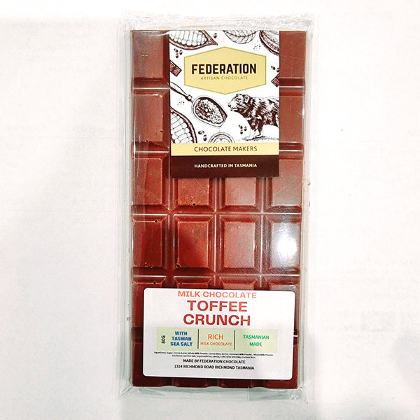 Heavenly Toffee Crunch Creamy Milk Chocolate Bar