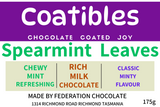 Coatibles -Spearmint Leaves - Milk Chocolate - 175g