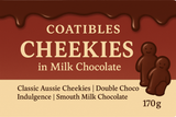 Coatibles - Cheekies in Milk Chocolate - 170gram