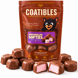 Coatibles Marshmallow Softies coated in Federation Chocolate milk chocolate