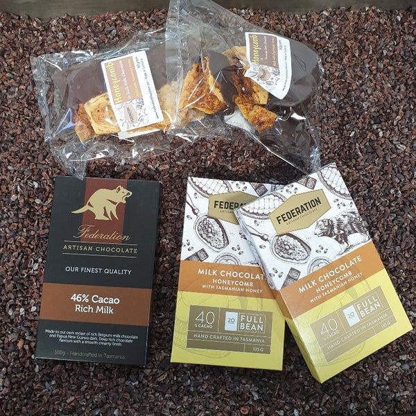 The honeycomb "crack" pack - with free express shipping - Federation Artisan Chocolate