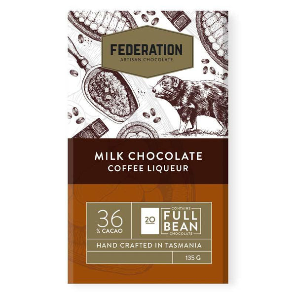 fudgey - Coffee Liqueur Milk Chocolate